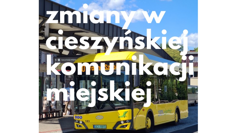 autobus miejski na dworcu w Cieszynie